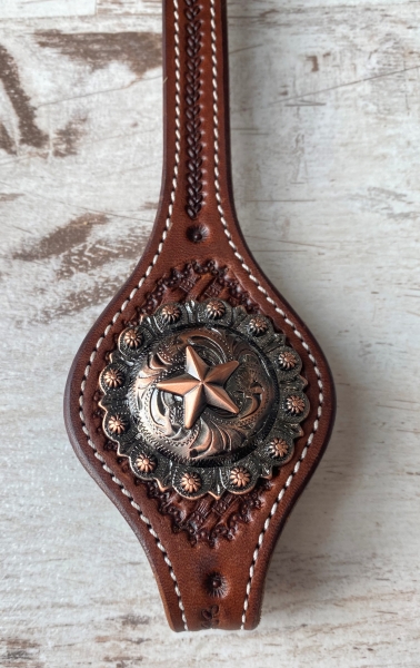 Star Berry Concho copper 1 3/4
